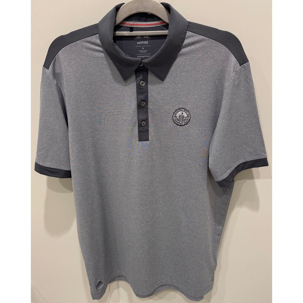 Olympia Fields Country Club IL - Adidas Golf Shirt - Men's Size Medium - Gray